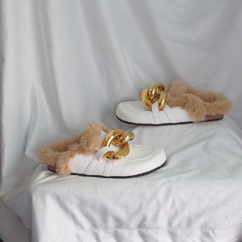 White Loafers Size 40/7